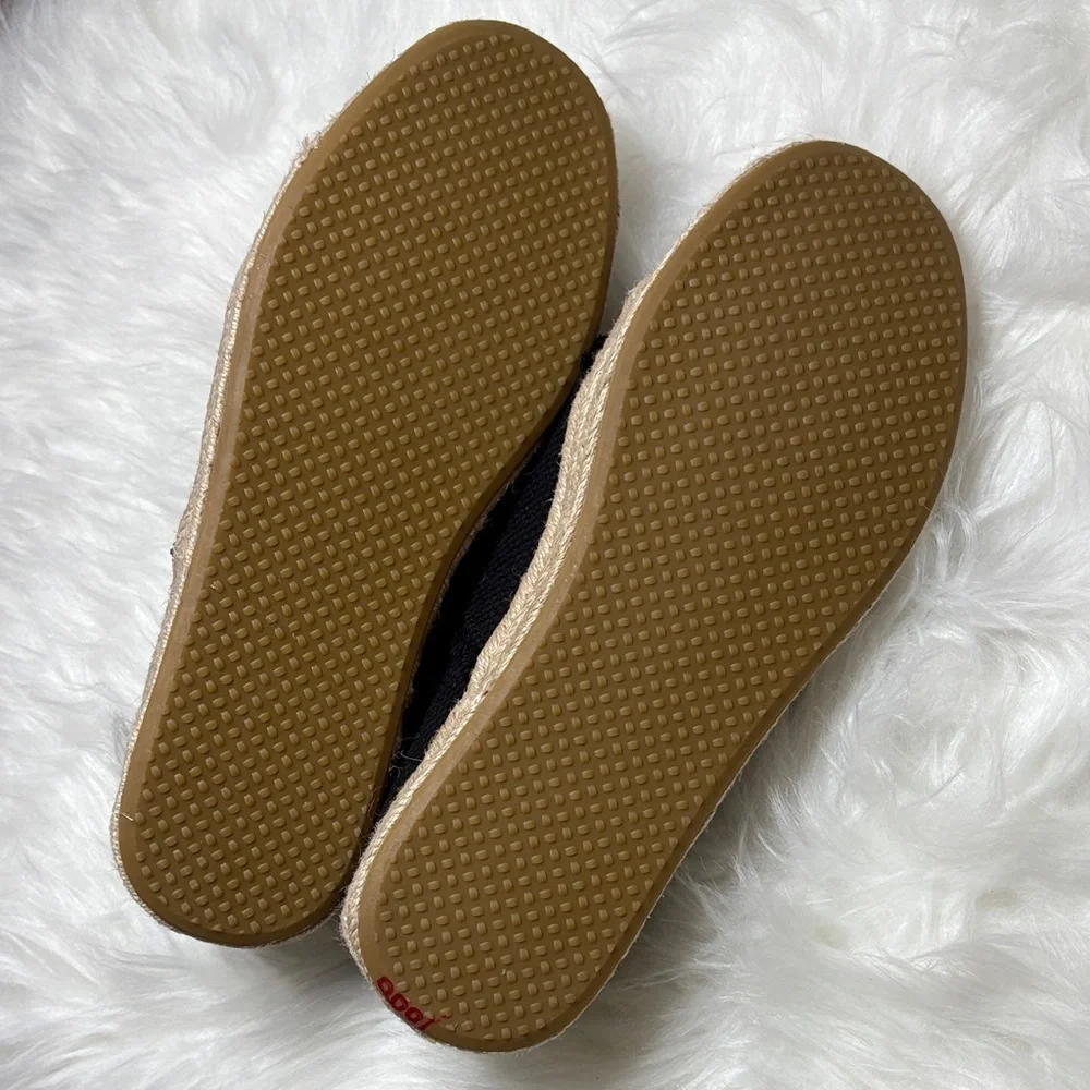 NWOT TOMS Black Carolina Lace-Up Espadrille - Picture 7 of 8